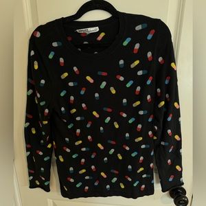 Pills Sweater Black Multi Size M